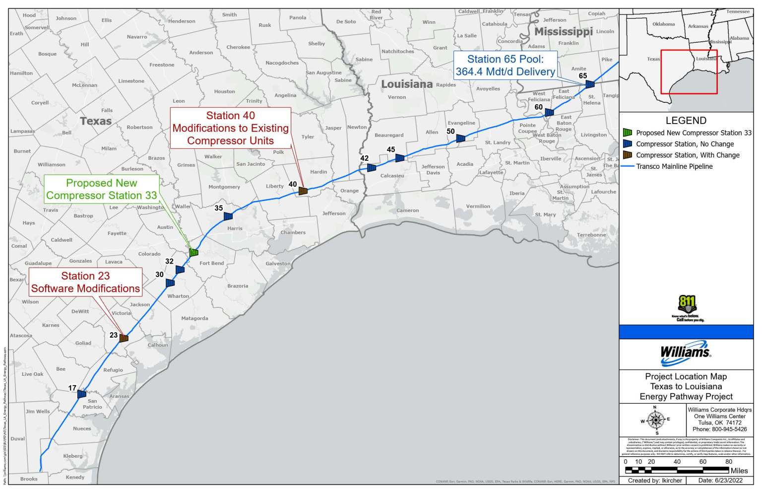 Texas to Louisiana Energy Pathway | Williams Companies